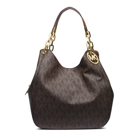 michael michael kors signature fulton large shoulder bag|fulton large shoulder bag.